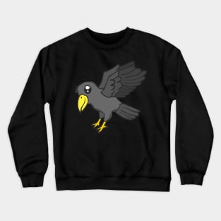 Raven bird crow jackdaw jay hooded crow cute Crewneck Sweatshirt